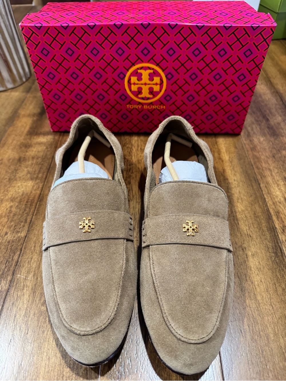 Tory Burch Suede Ballet Loafer - Picture 4 of 8